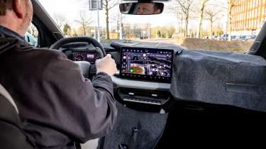 Pete Baiden driving the Volkswagen ID. Cross prototype
