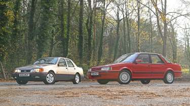 Ford Sierra vs MG Montego - static