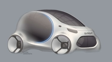 Smart Vision EQ ForFour concept - sketch front