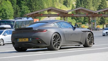 Aston Martin DB11 S spies side rear
