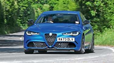 Alfa Romeo Giulia Quadrifoglio long-term - front cornering