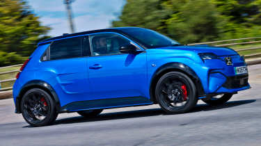 Alpine A290 UK - dynamic front angled