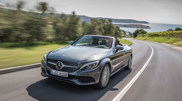 Mercedes C-Class Cabriolet - front panning