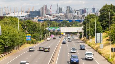 Traffic on the a road in South East London shutterstock