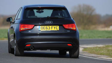 Audi A1 rear action