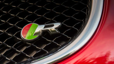 Jaguar XJR R badge detail