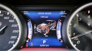 Maserati Levante SUV - off road mode