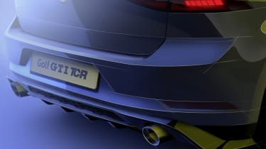 Volkswagen Golf GTI TCR - rear detail sketch