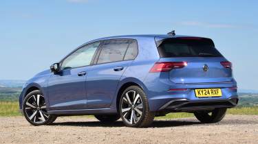 Volkswagen Golf facelift 2024 UK - rear static