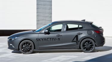 Mazda 3 Skyactiv-X prototype - side