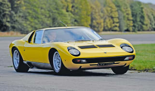 The gorgeous Lamborghini Miura was the fastest car in the world when it arrived in 1966.