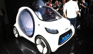 Smart Vision EQ ForFour concept - Frankfurt front