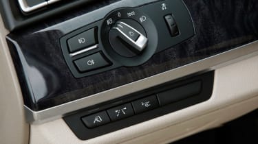 BMW 7 Series saloon interior detail