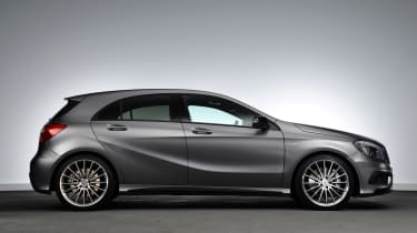 Mercedes A45 AMG profile