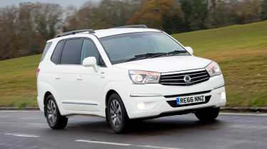 Used Car Hunter: family MPVs - SsangYong Turismo, front tracking