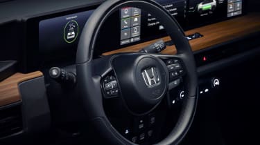 Honda e Prototype - steering wheel