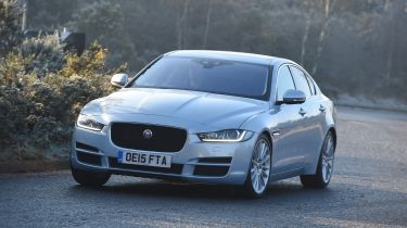 Jaguar XE Portfolio petrol 2016 - front cornering