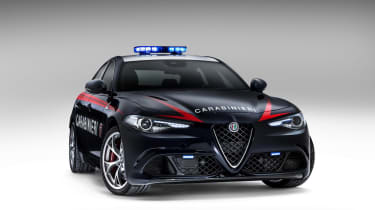 Alfa Romeo Giulia - Police car front three quarter