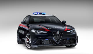 Alfa Romeo Giulia - Police car front three quarter