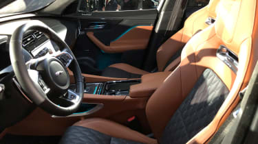 Jaguar F-Pace SVR - launch interior
