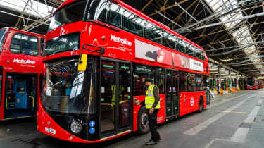 New Routemaster bus - front