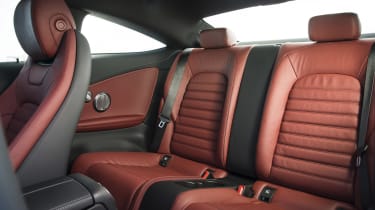 Mercedes C-Class Coupe - rear seats
