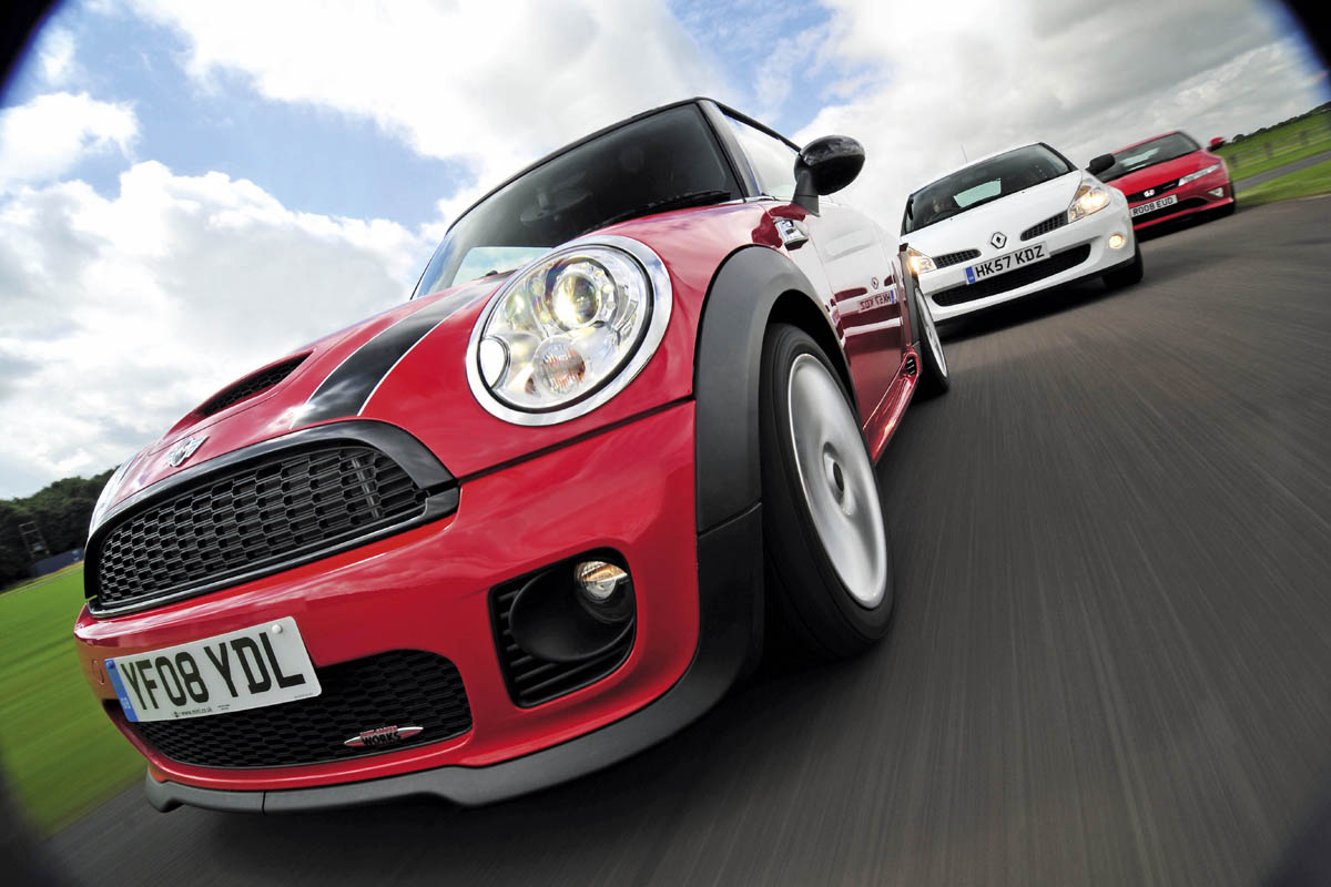 MINI John Cooper Works vs Rivals | Auto Express