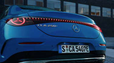Mercedes CLA with EQ Technology - rear detail