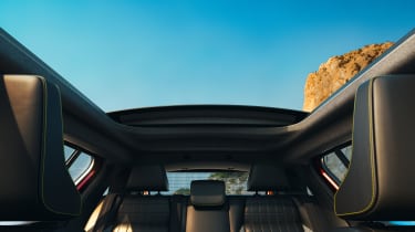 Renault 4 Plein Sud - roof interior open