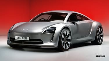 Audi TT design render (watermarked)