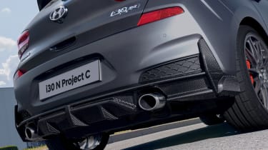Hyundai i30 N Project C - rear diffuser