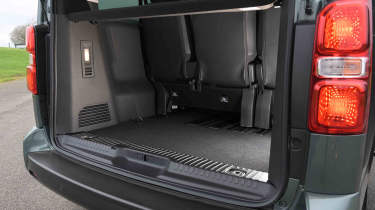 Vauxhall Vivaro Life - boot, from side