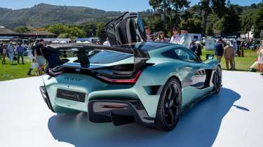 Rimac Nevera R at Monterey Car Week - rear 