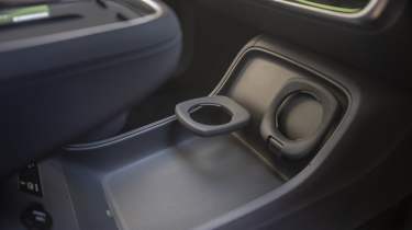 Leapmotor B10 on UK roads - centre console, cup holders 