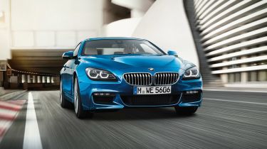 BMW 6 Series blue front