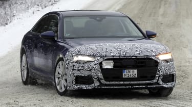 Audi A6 facelift spyshot 1