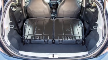 Toyota Aygo x-clusiv - boot with seats dwn