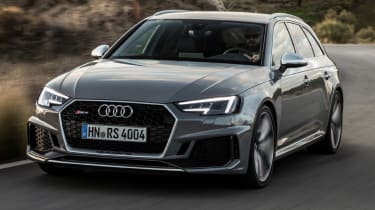 Audi RS4 2018 review - grey front