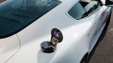 Bosch Engineering Aston Martin DB9 hybrid plug-in flap
