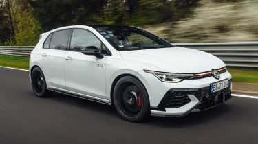 Volkswagen Golf GTI Edition 50 - front angled white