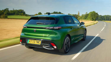 Peugeot E-308 - rear tracking green