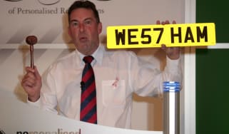 West Ham number plate