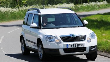 Skoda Yeti GreenLine TDI front action