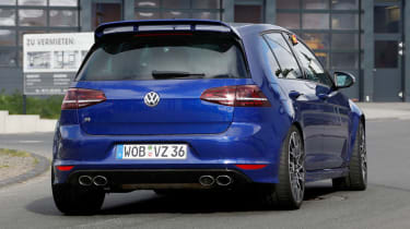 VW Golf R400 super hatch spied  Auto Express