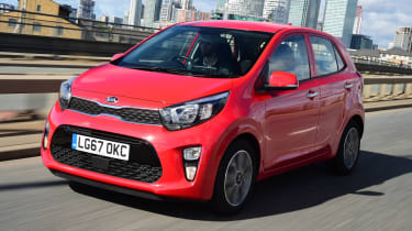 Kia Picanto driving