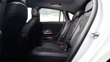 Lexus UX300e vs Mercedes EQA - Mercedes rear seats