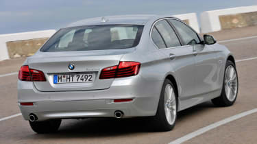 BMW 5 Series saloon facelift rear