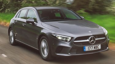 mercedes a-class tracking front