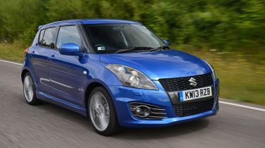 Suzuki Swift Sport five-door front tracking