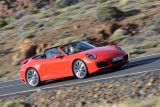 Porsche 911 Carrera S 2015 front tracking red